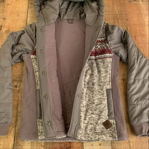 Eddie Bauer women’s knit front and back coat small - Picture 5 of 9